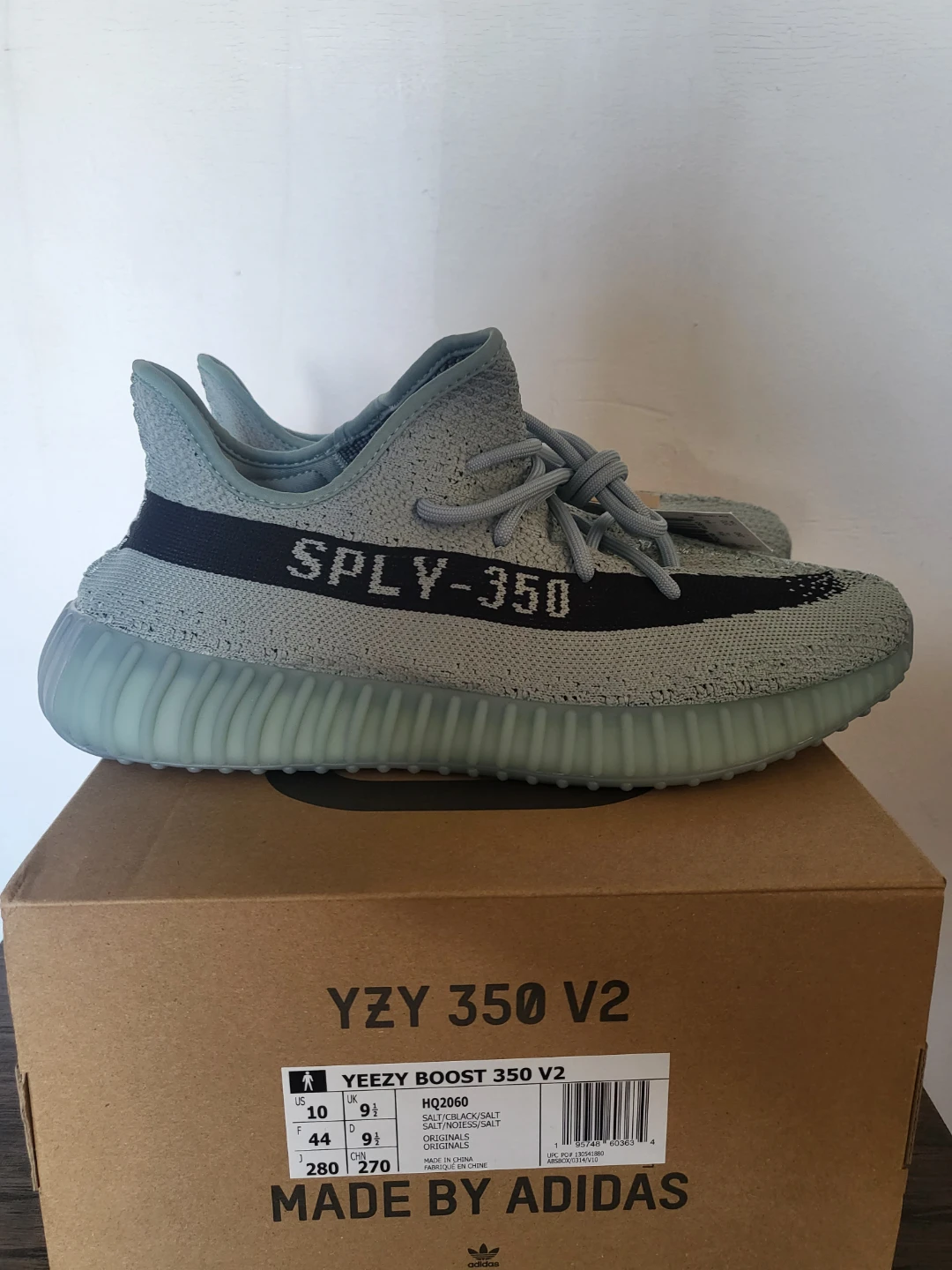 Adidas Yeezy Boost 350 V2 "Salt" Size 10