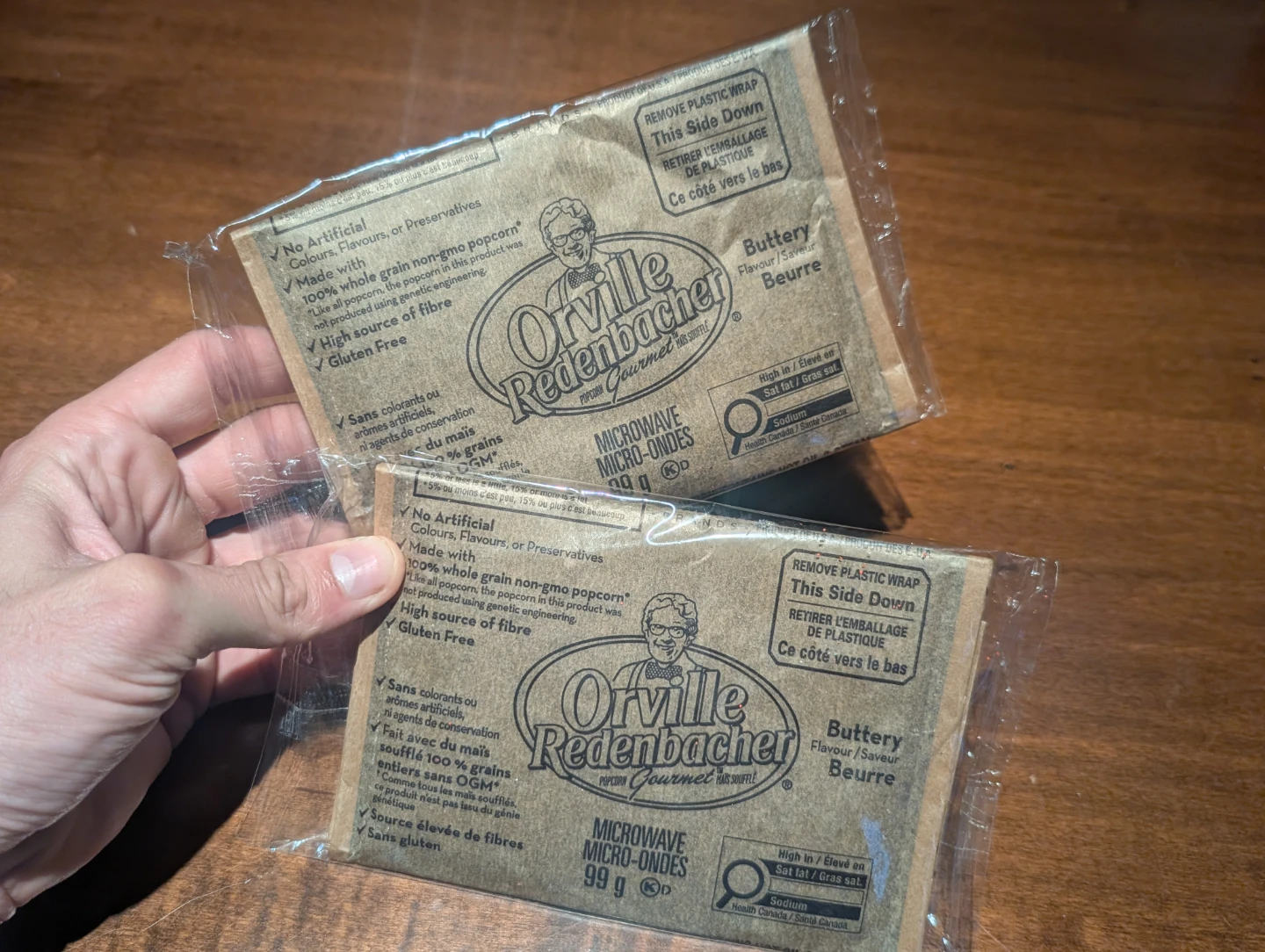 Microwave Popcorn - Buttery Flavour (2 x 99g)