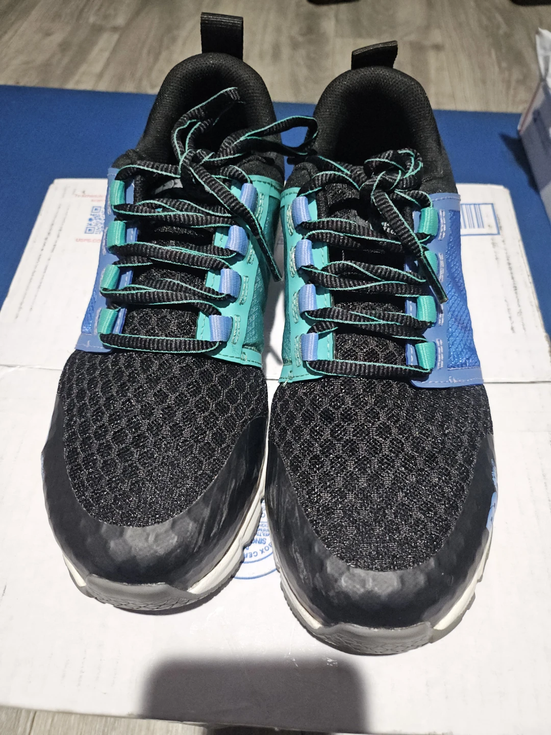 Timberland PRO Black Teal Mesh Athletic Shoes