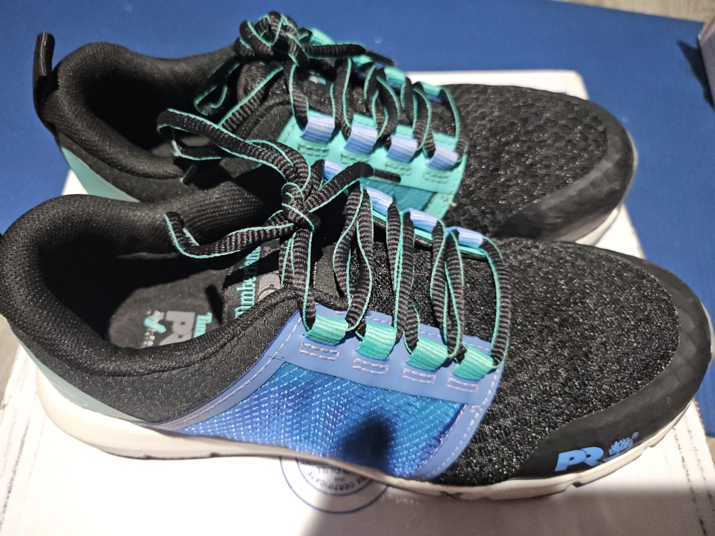 Timberland PRO Black Teal Mesh Athletic Shoes - photo 3