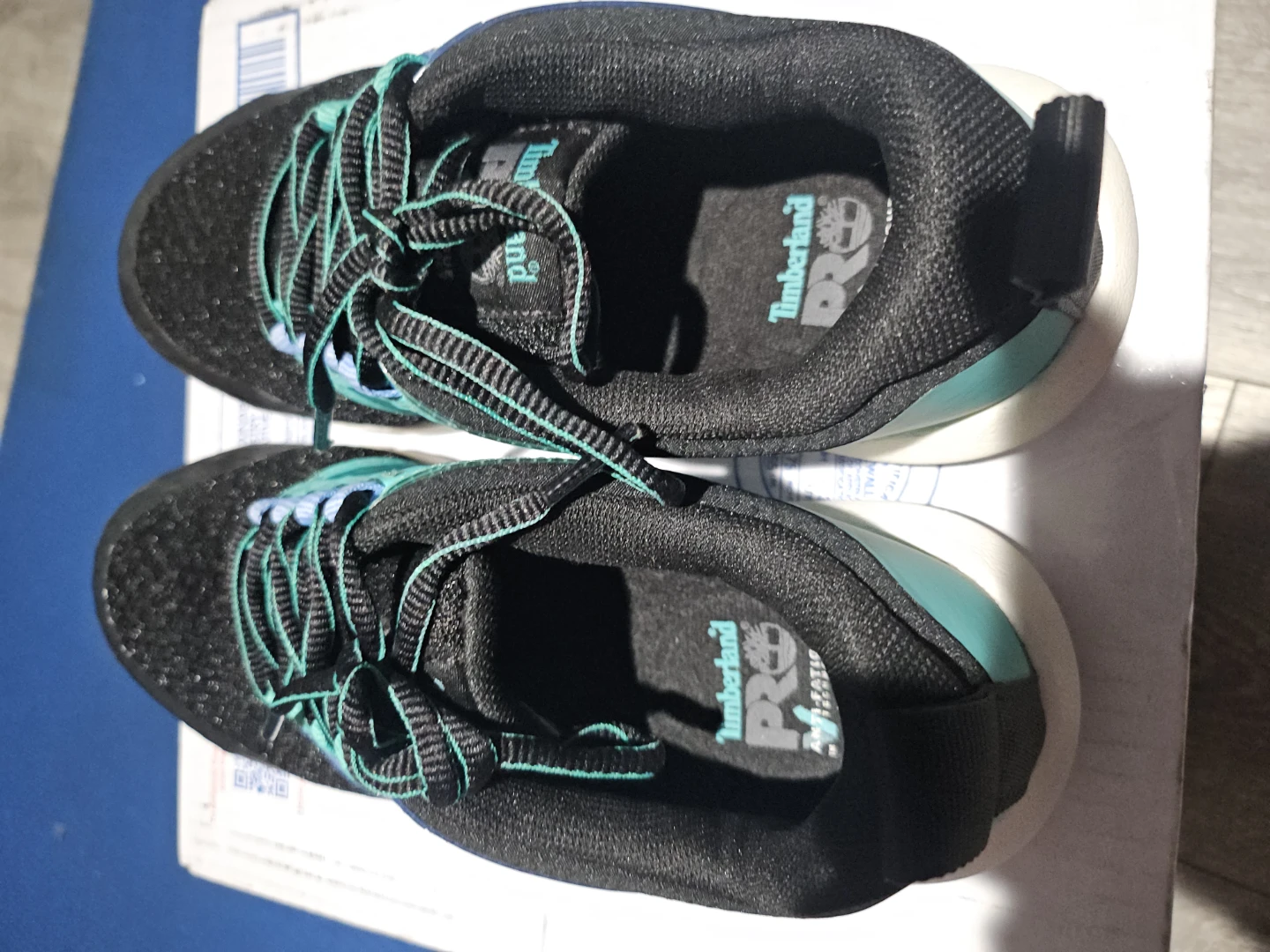 Timberland PRO Black Teal Mesh Athletic Shoes - photo 4
