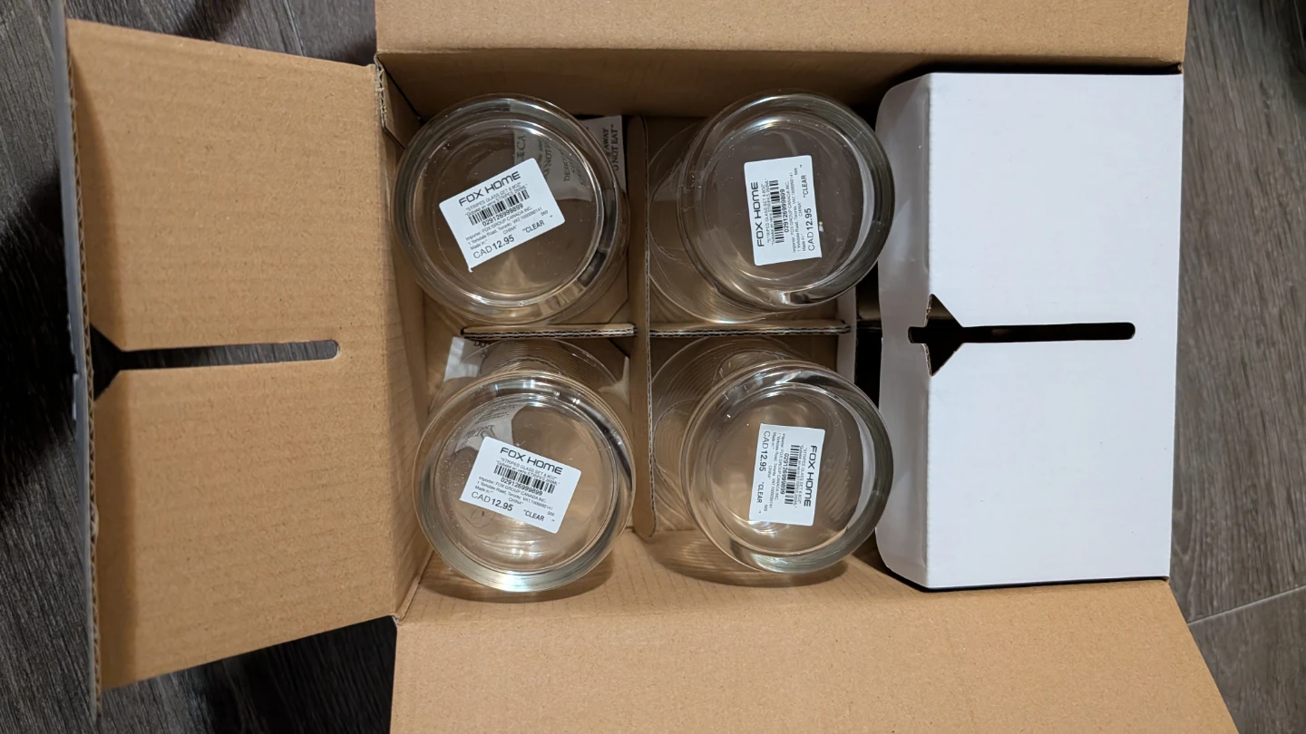 Fox Home Glasses Set of 4