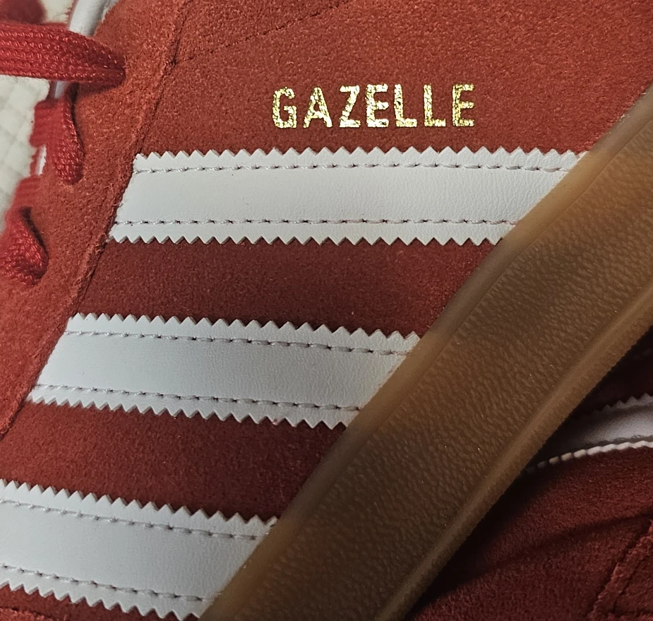 Adidas Gazelle sneakers red suede size 13 new - photo 4