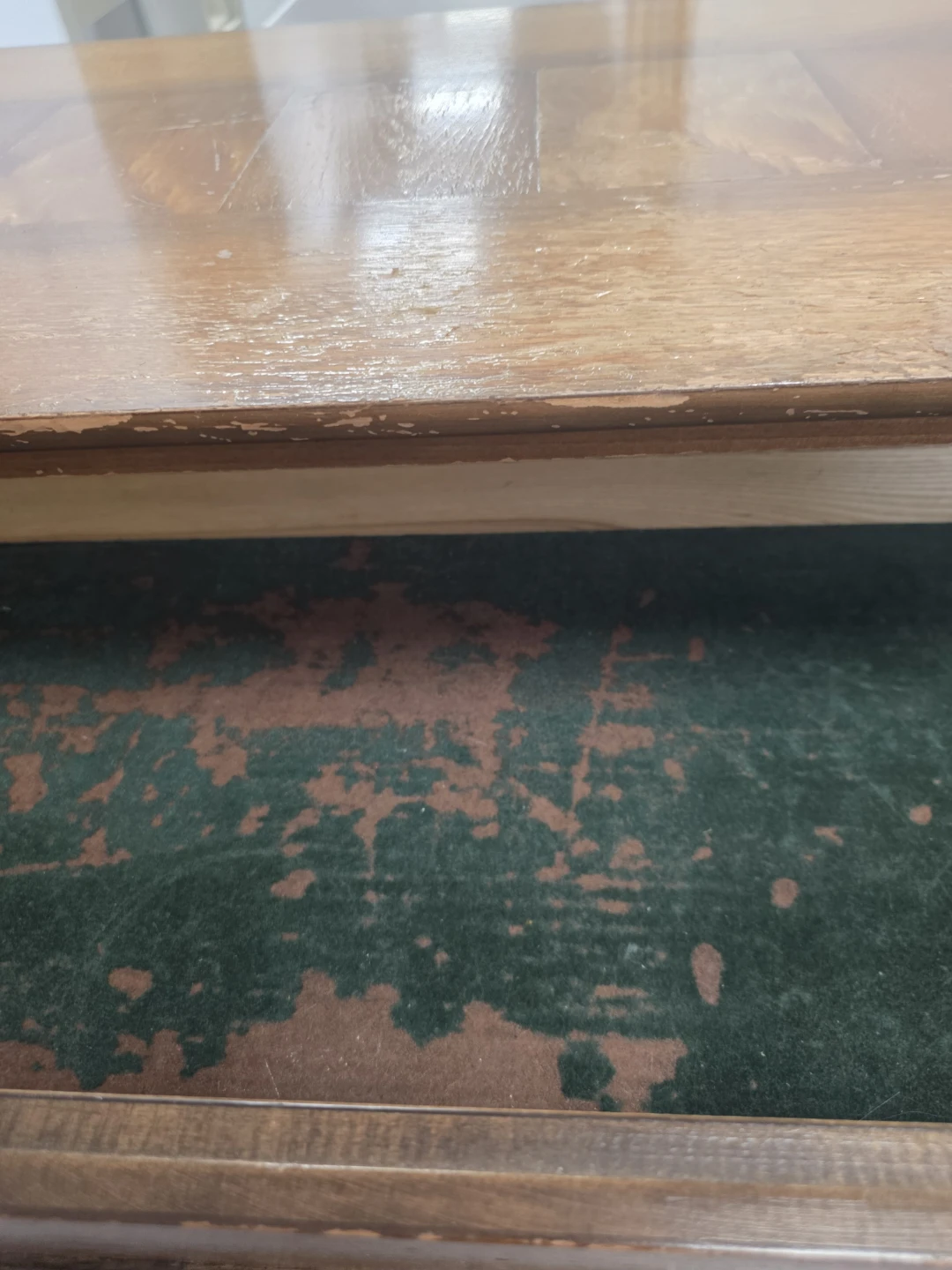 Vintage Wooden Table with Two Drawers - photo 4