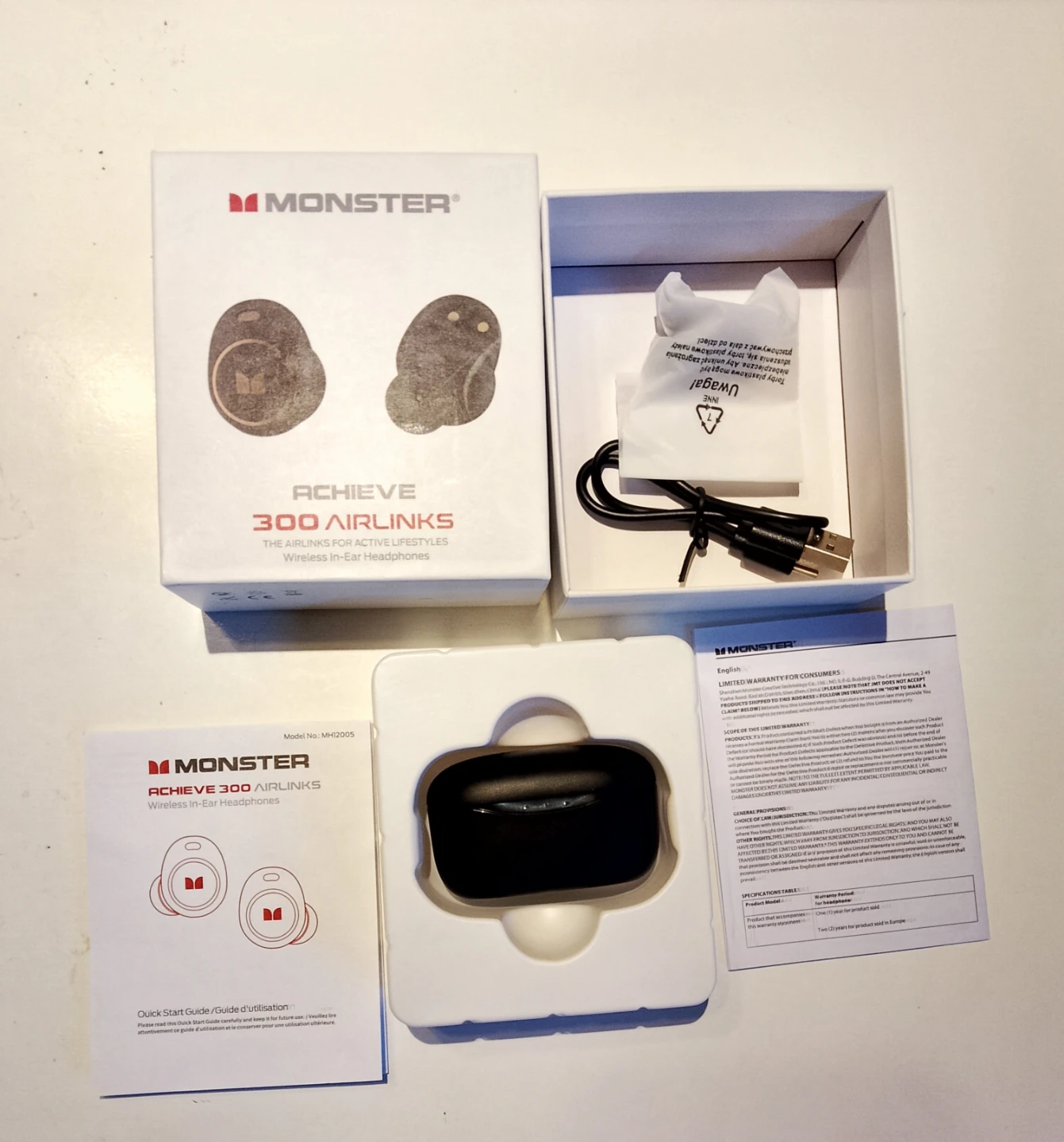 Monster Achieve 300 Aurlinks Wireless Earbuds