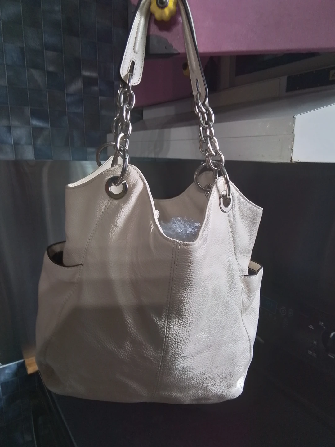 Grace Adele Leather Hobo Handbag - photo 3