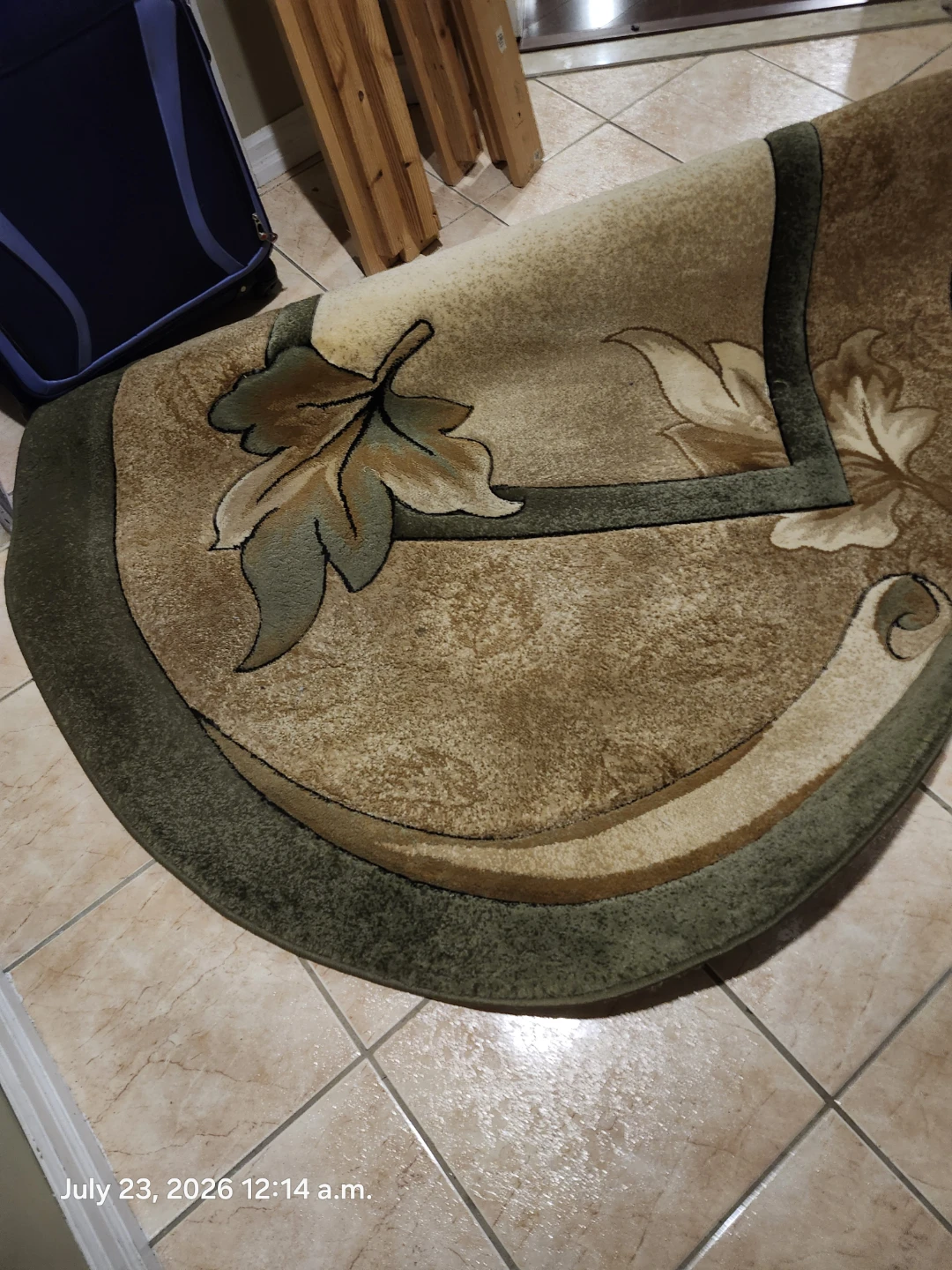 2 carpets Leaf Pattern Area Rug - photo 2