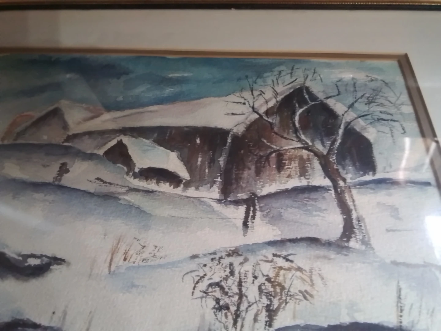 Original Framed Watercolor Painting by Artist Leslie Mirylees - photo 5