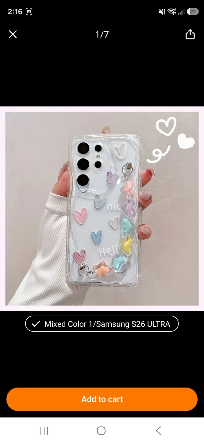 Samsung S26 ULTRA Phone Case with Charm - photo 2
