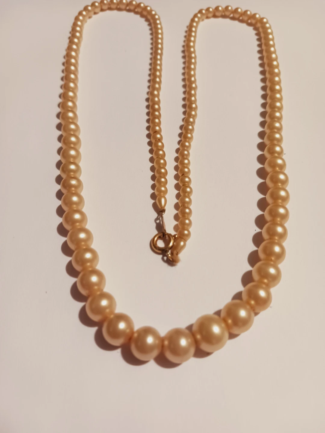 Beautiful Art Deco Graduated Pearls Necklace - photo 2