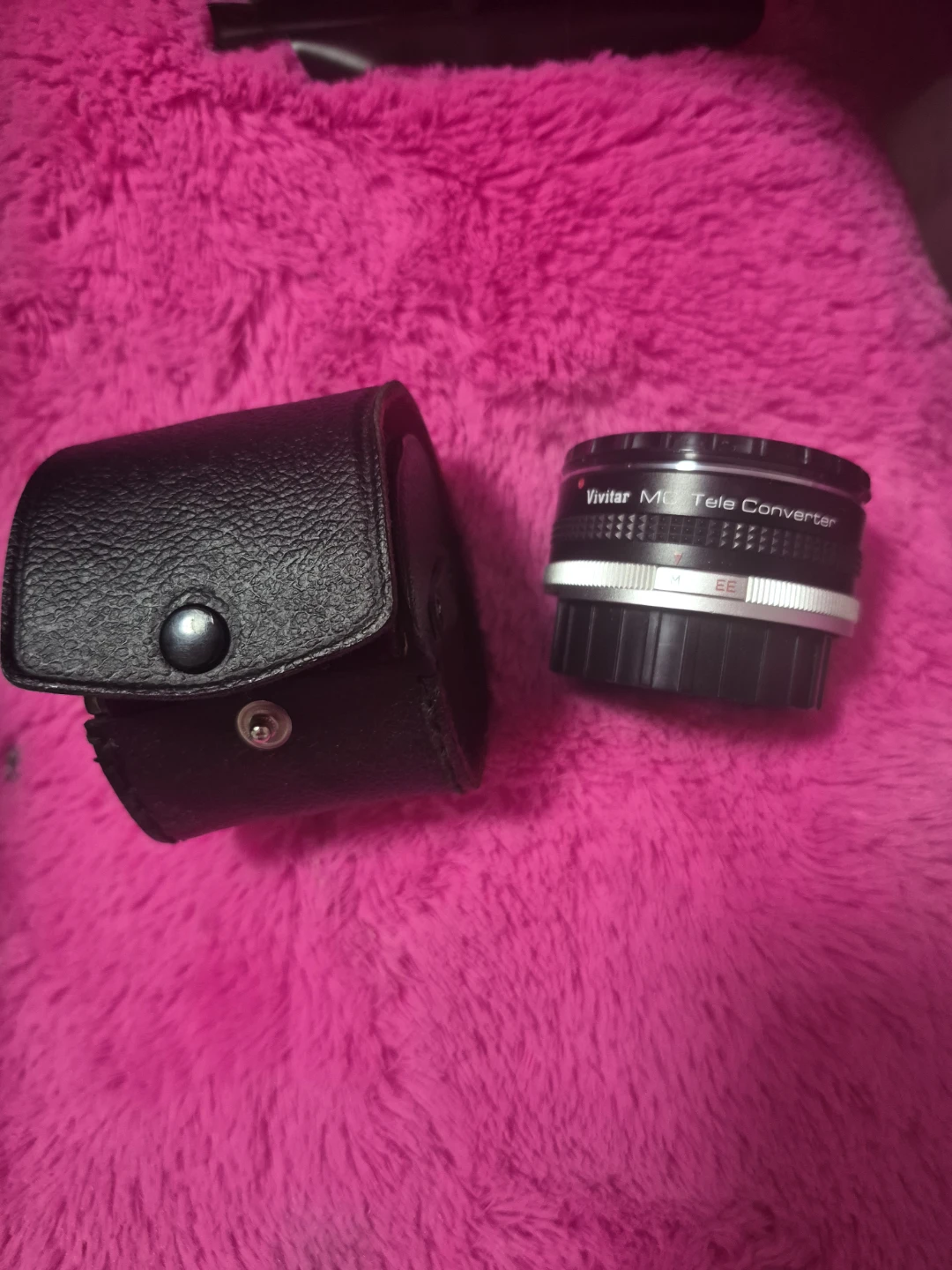Vivitar MC Tele Converter 2x Lens with Case