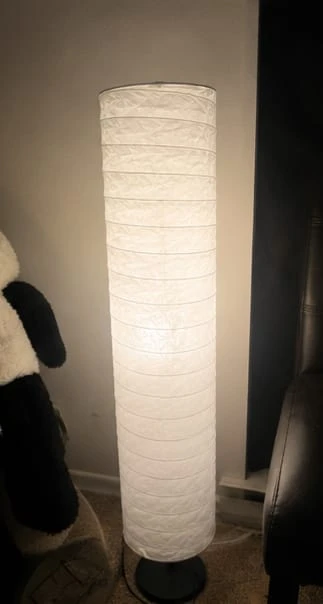 Tall Paper Shade Floor Lamp
