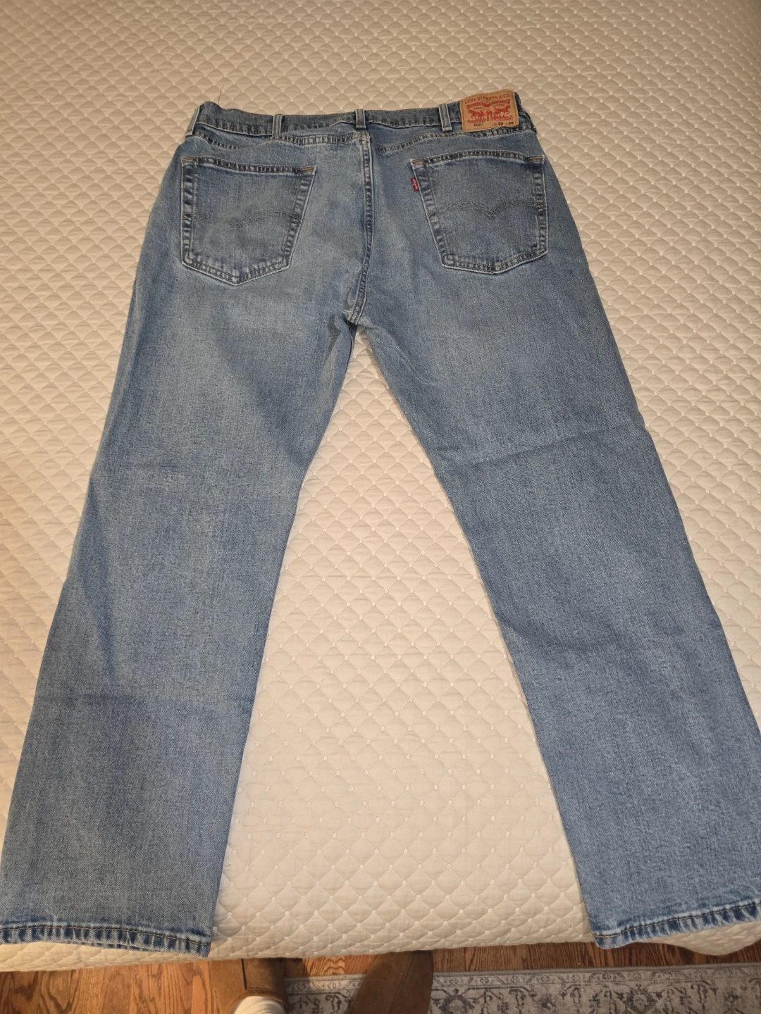 38W/30L - Levi's Light Blue Straight-Leg Men's Jeans. CLEAN - photo 2
