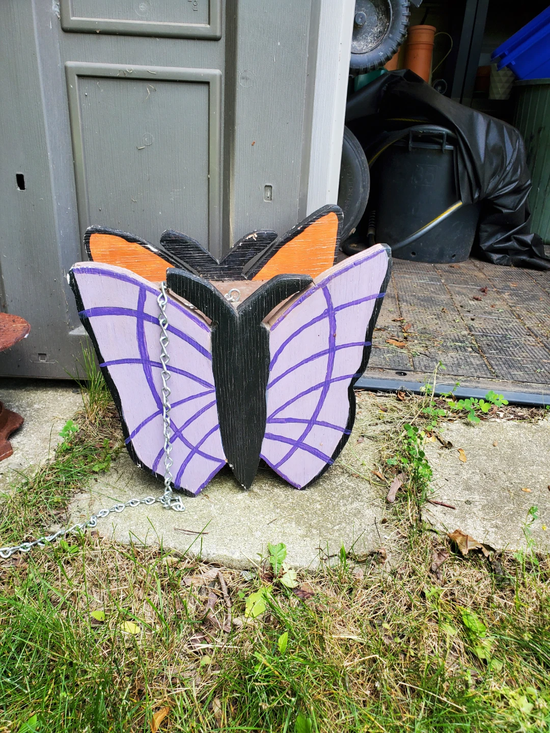Butterfly Shaped Wooden Birdhouse - photo 2