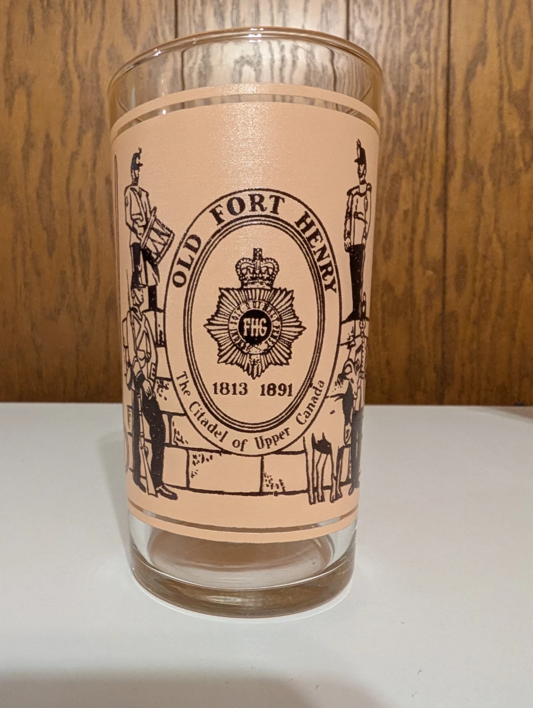 Vintage Old Fort Henry Souvenir Glass