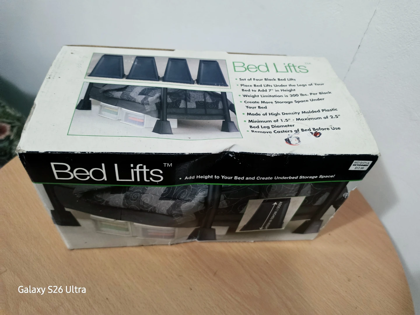 Bed Lifts Furniture Riser, Bed Lifts in Height of 7" Set Of 4 - photo 4
