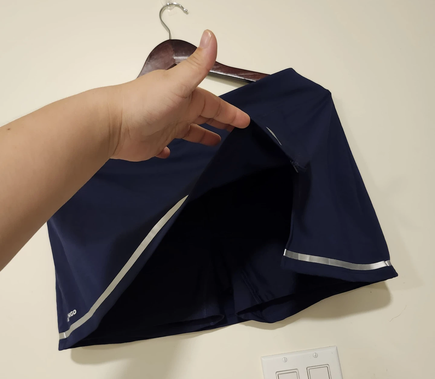Decathlon Navy Blue Tennis Skirt with Shorts - photo 3