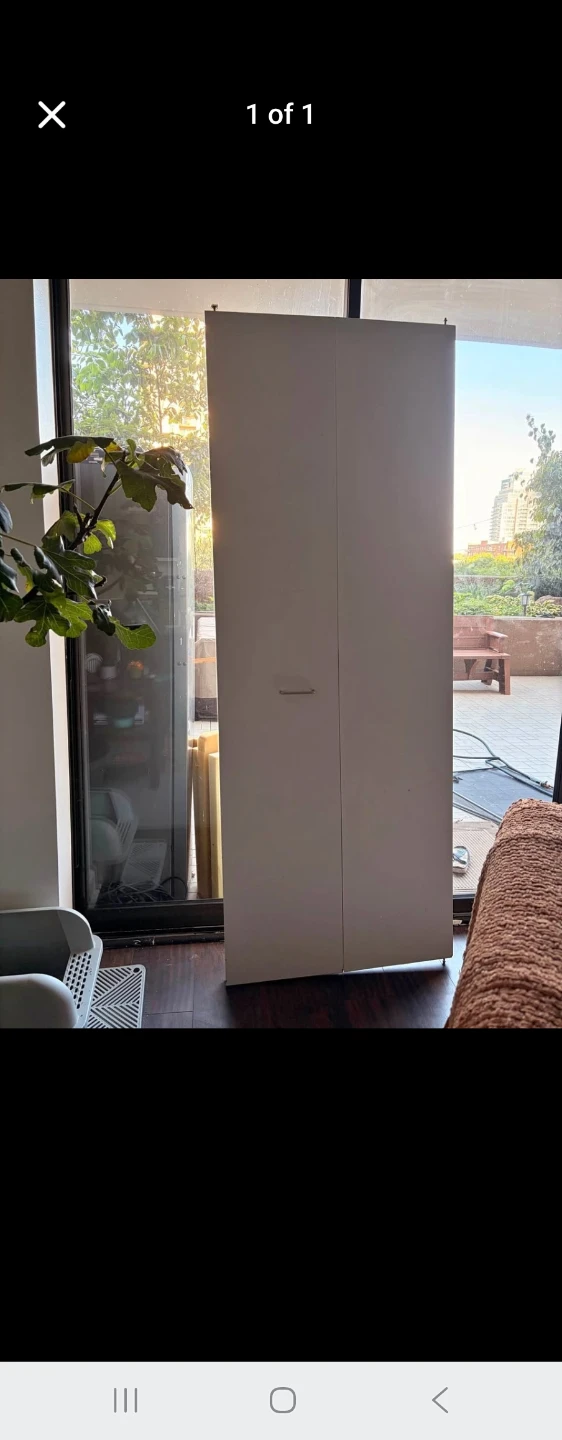 White Bi-Fold Doors | dimensions =79x291/2.