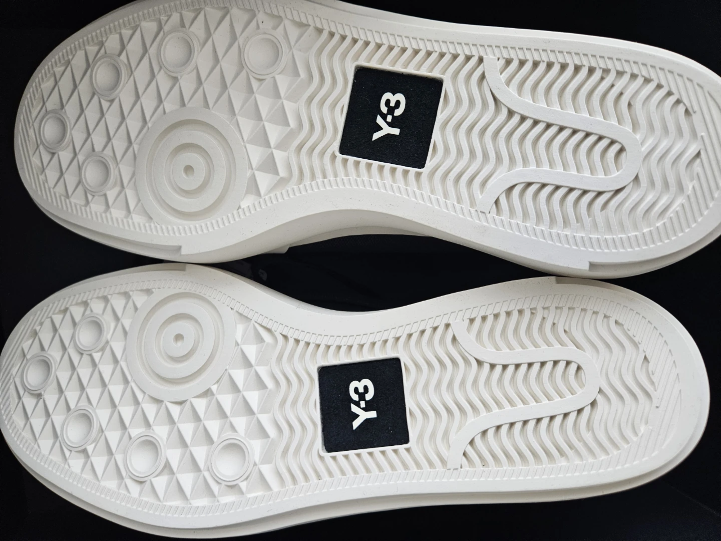 Y-3 Black Canvas High Top Sneakers - photo 4