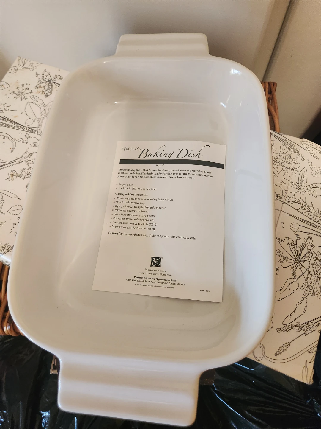 Epicure Baking Dish
