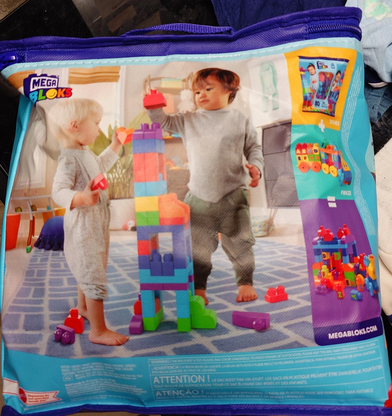 BRAND NEW Mega Bloks 80 Piece Big Building Bag - photo 2