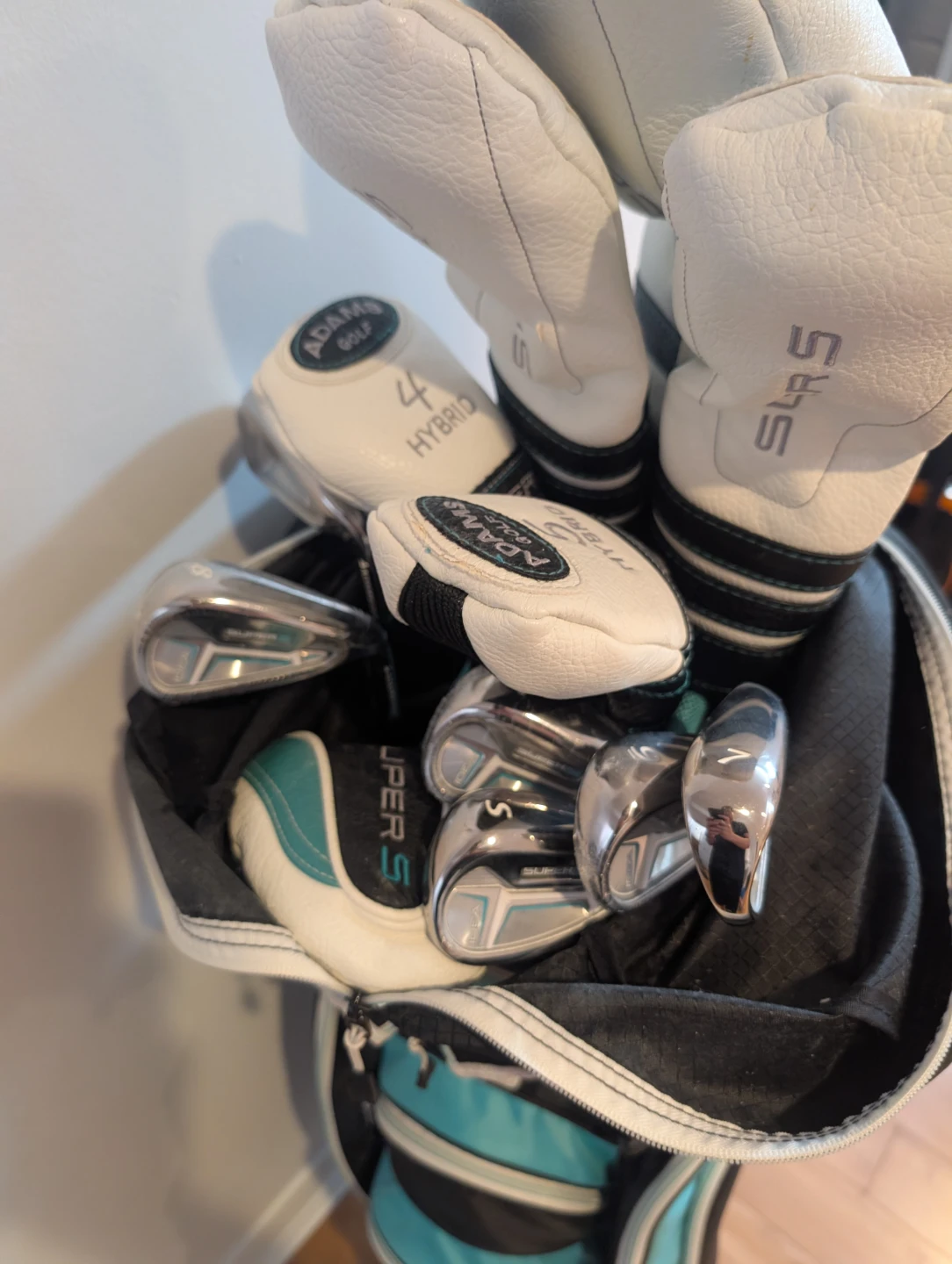 Adams Golf Super S Hybrid Clubs and Golf Bag - photo 2
