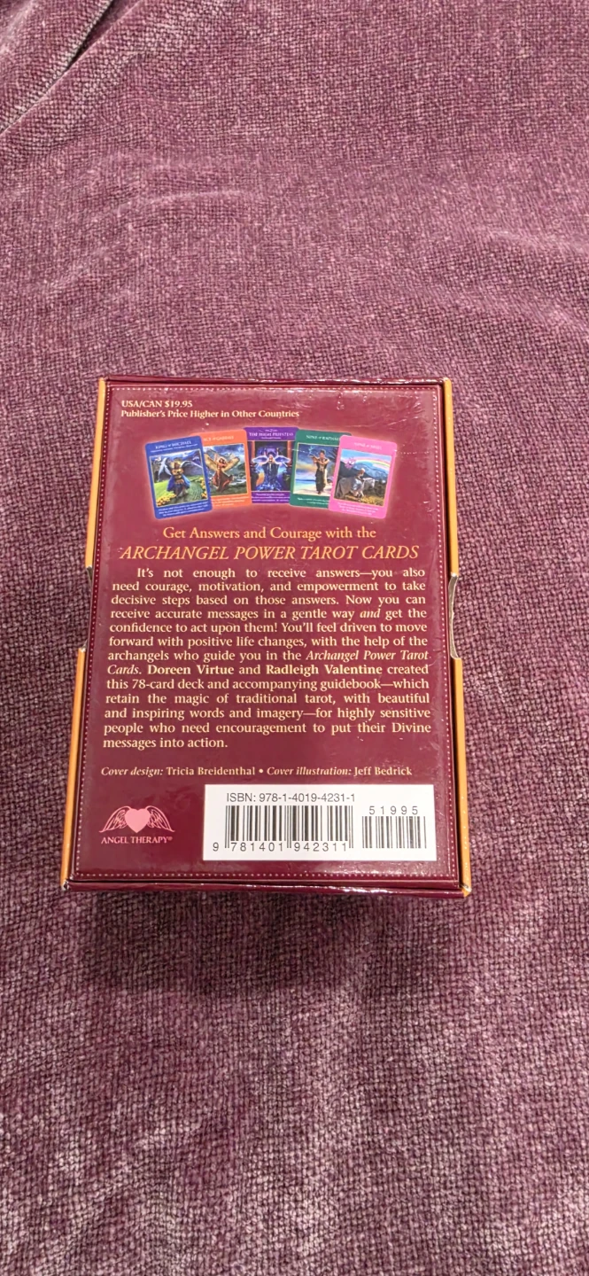 Archangel Power Tarot Cards Deck and Guidebook - photo 2