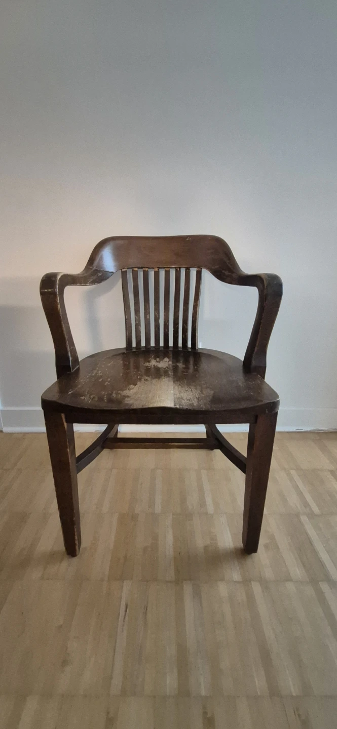 Vintage Wooden Armchair