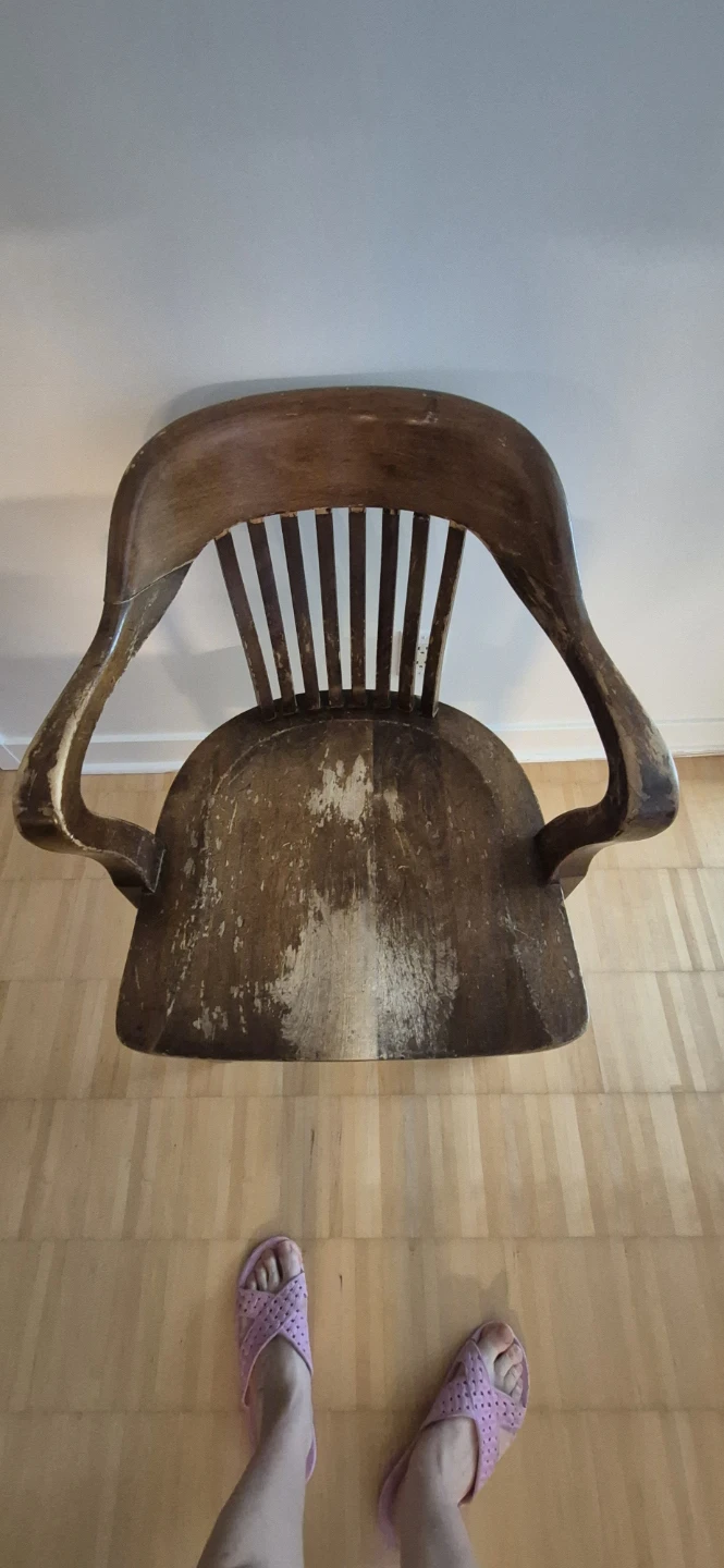 Vintage Wooden Armchair - photo 2