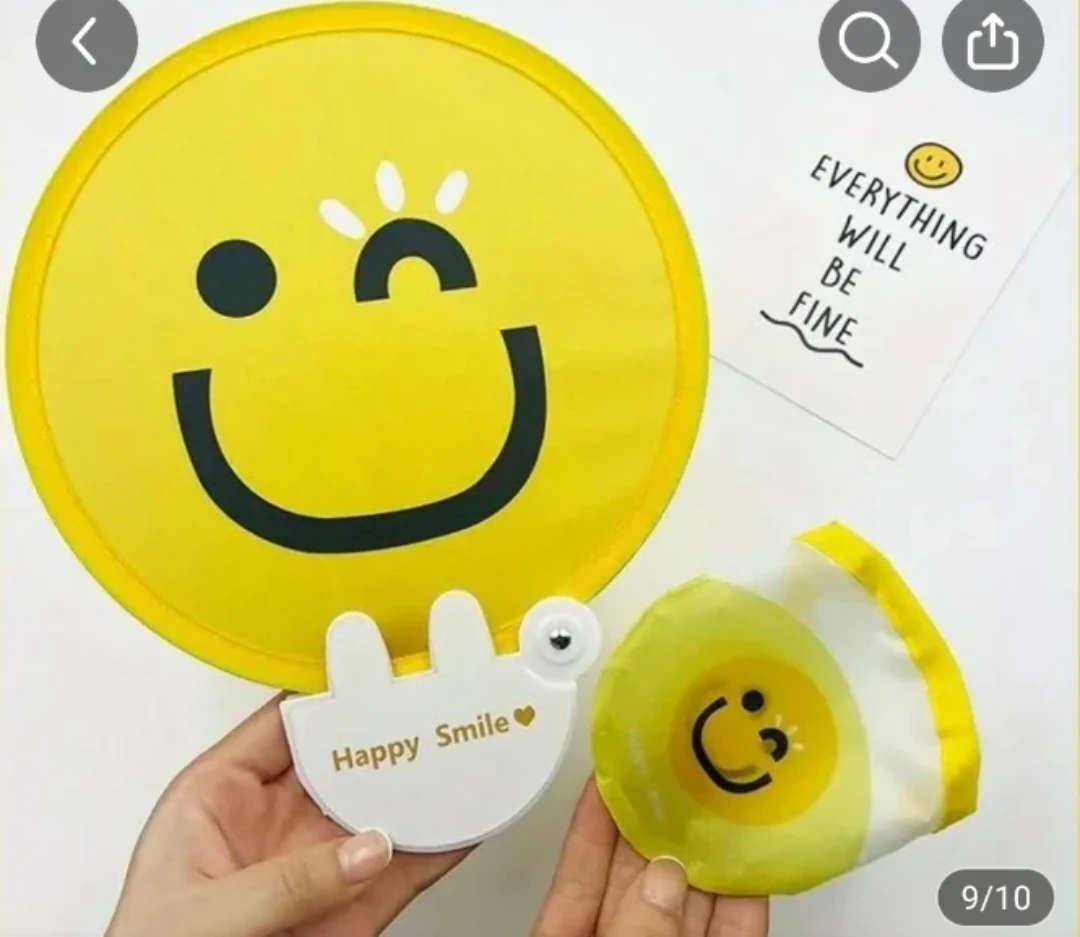 Portable folding fan with storage bag - photo 2