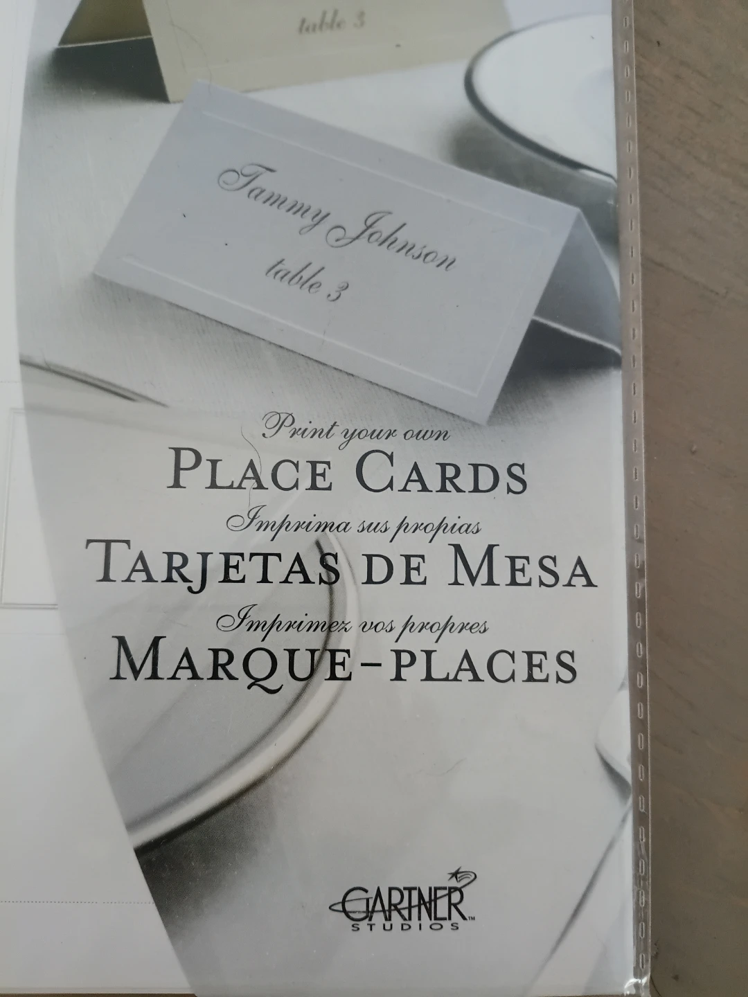 Gartner Studios Silver Trimmed Place Cards - 48 Count - photo 2