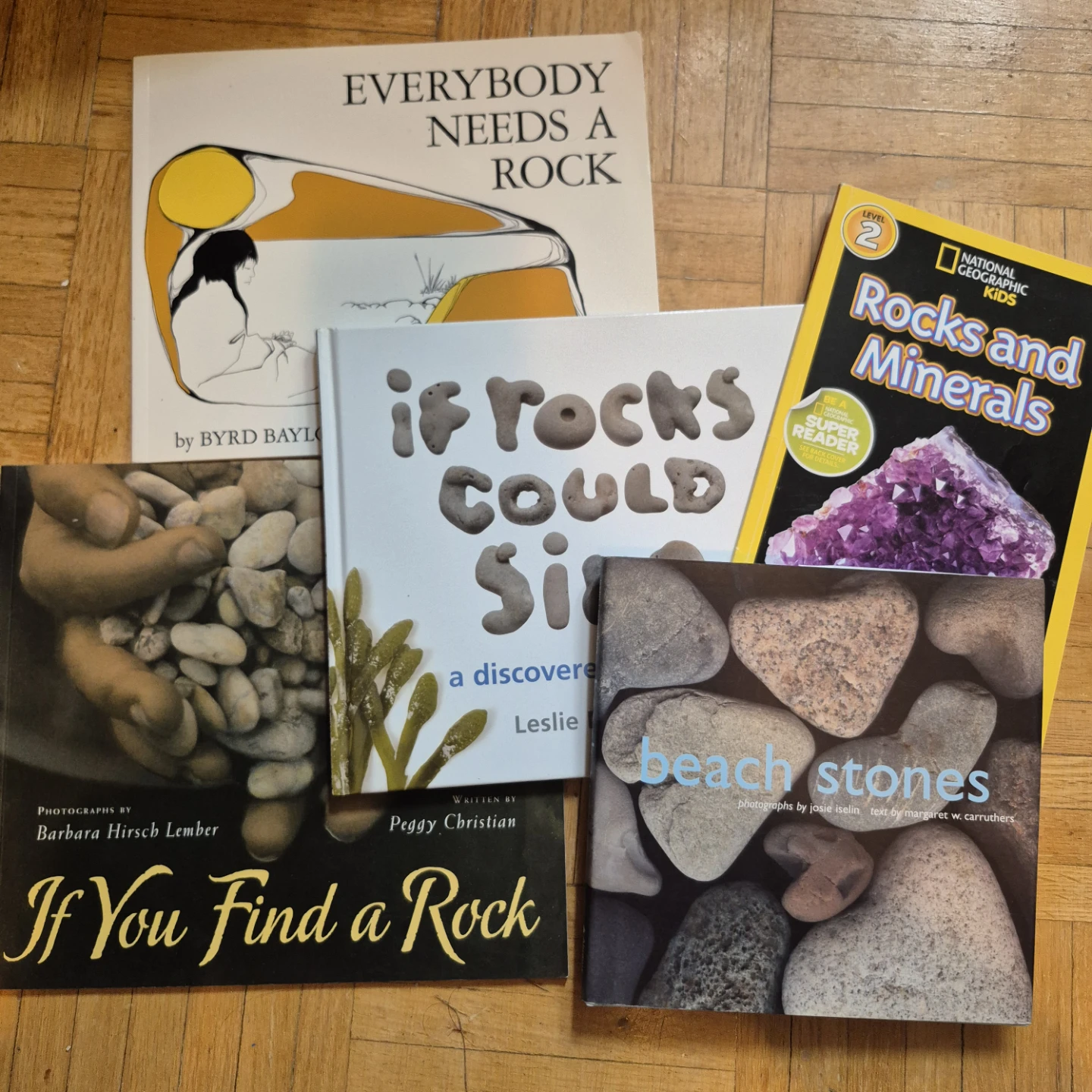 5 Kindergarten Books about Rocks and bonus premade activity