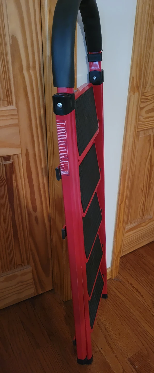 NEW Red 5-Step Ladder with Handle - photo 3