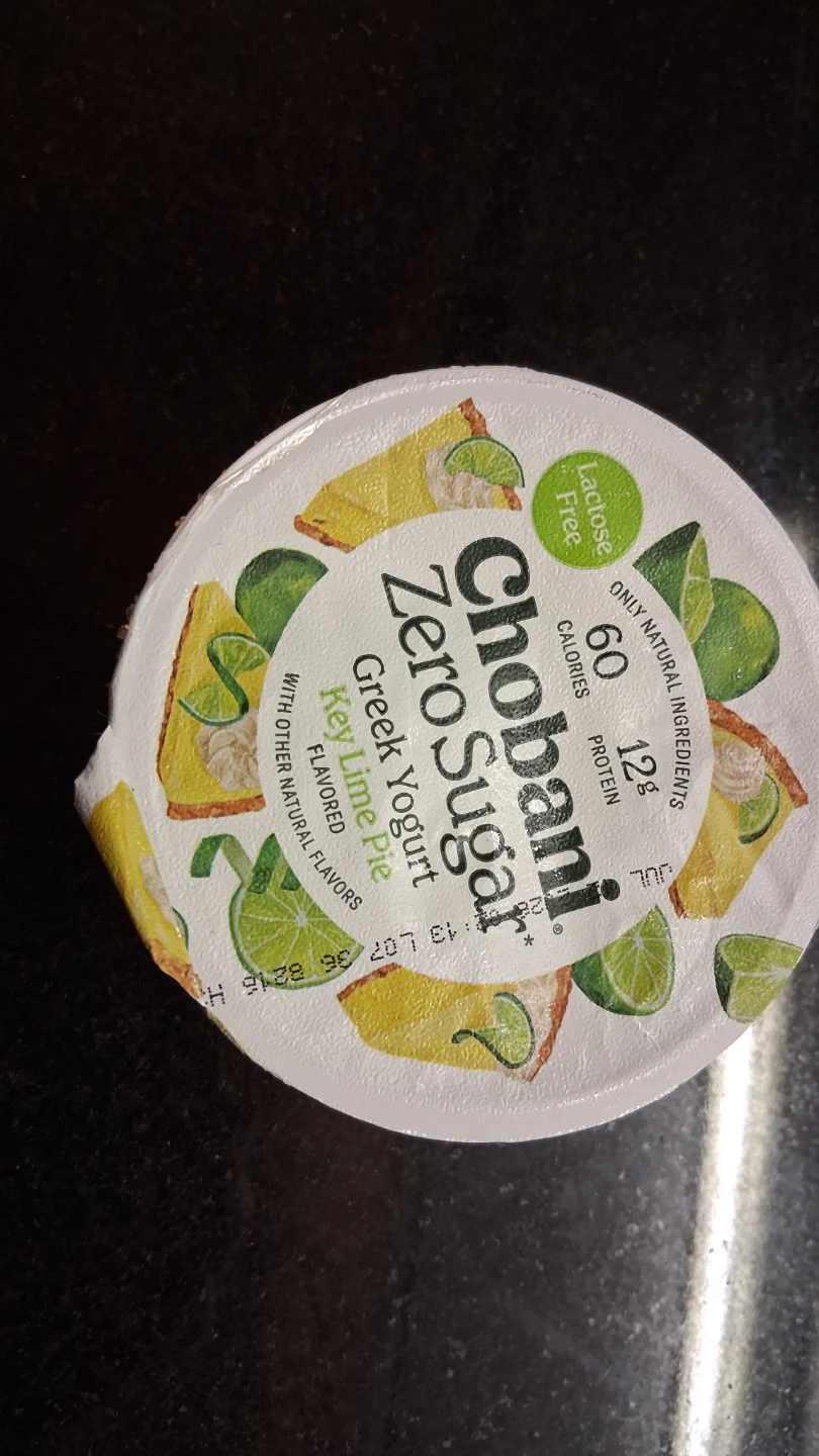 Chobani Zero Sugar Greek Yogurt - Key Lime Pie