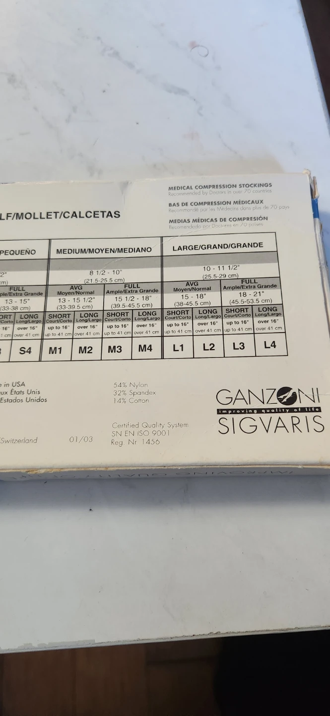 Sigvaris 230 Series Cotton Medical Compression Stockings - photo 3