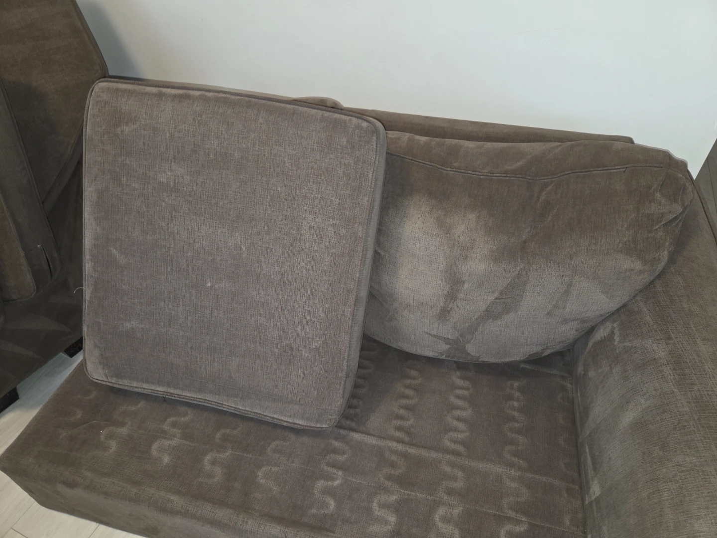 Large Brown Sectional - photo 2
