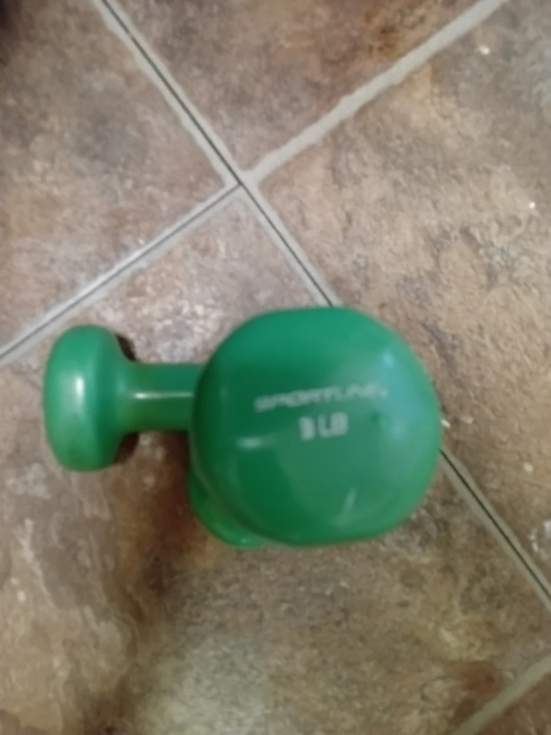 Sportline Green Dumbbells - 3 LB