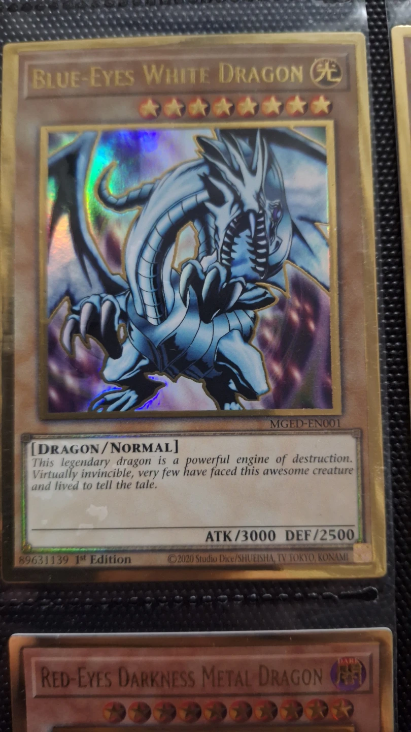 Yu-Gi-Oh! Blue-Eyes White Dragon 1st Edition Card