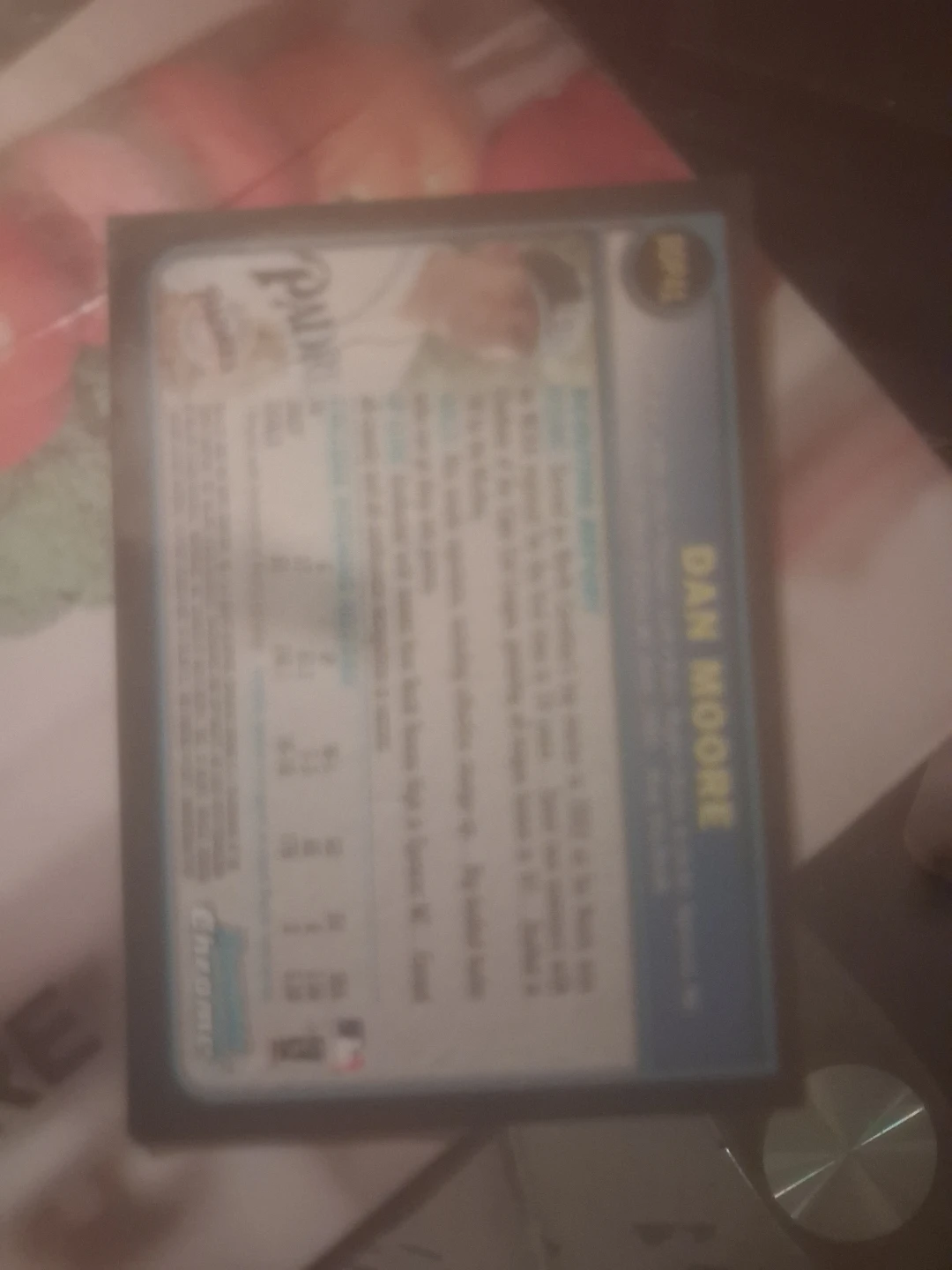 2013 Bowman Chrome Dan Moore Baseball Card - photo 3
