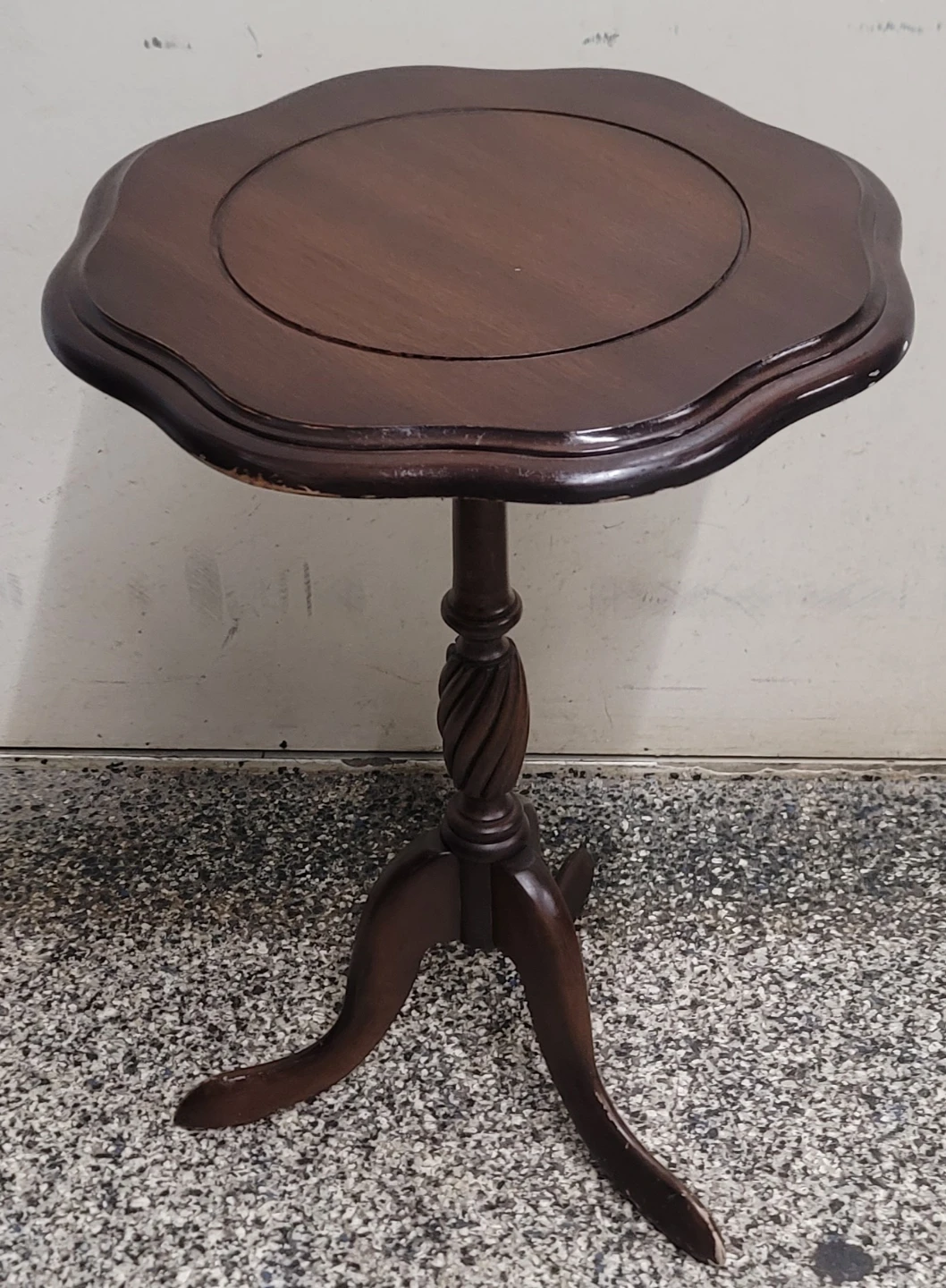 Dark Wood Accent Table - photo 2