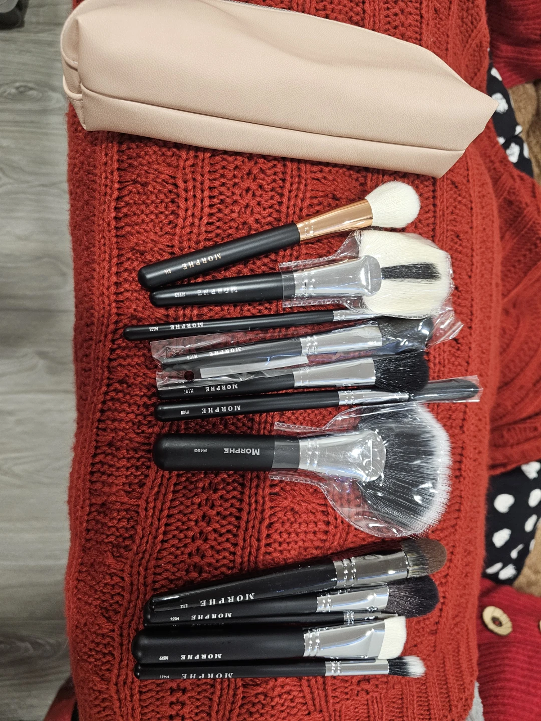 Morphe Makeup Brush Set with Pouch