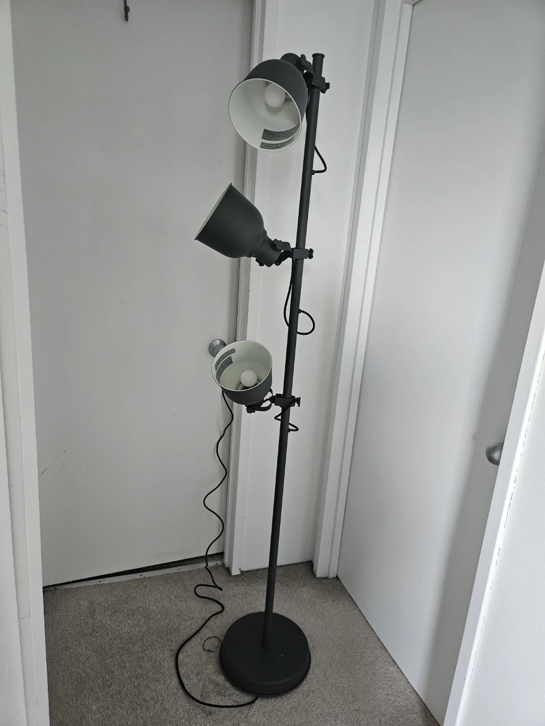 IKEA Hektar Floor Lamp Dark Gray
