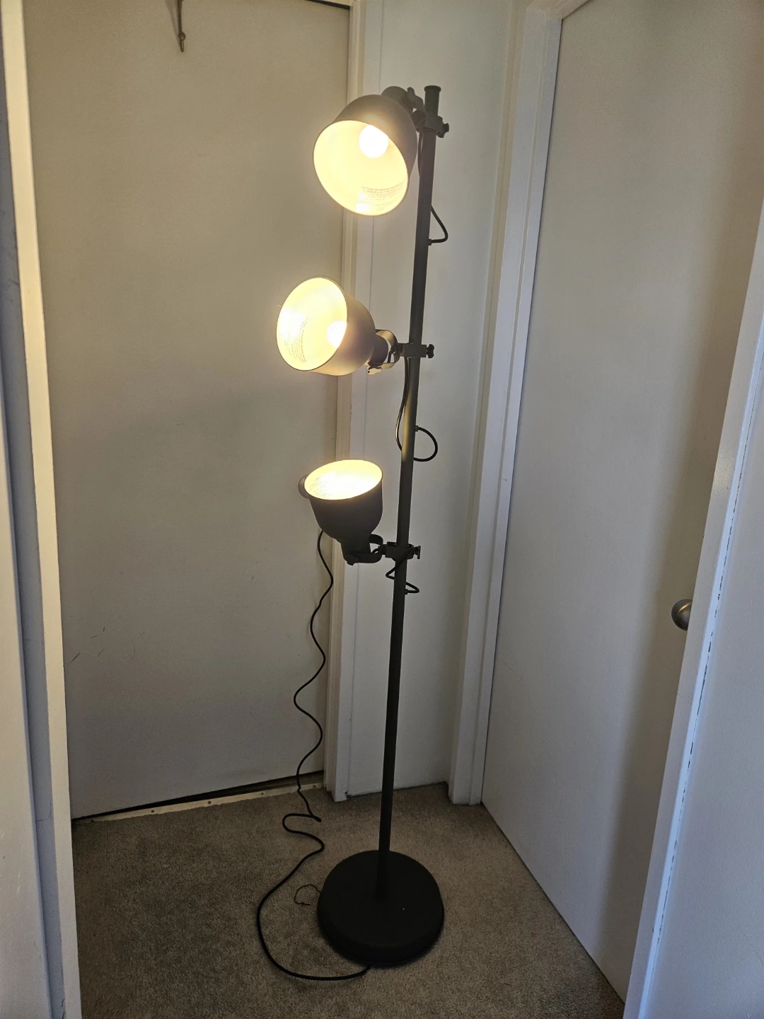 IKEA Hektar Floor Lamp Dark Gray - photo 2