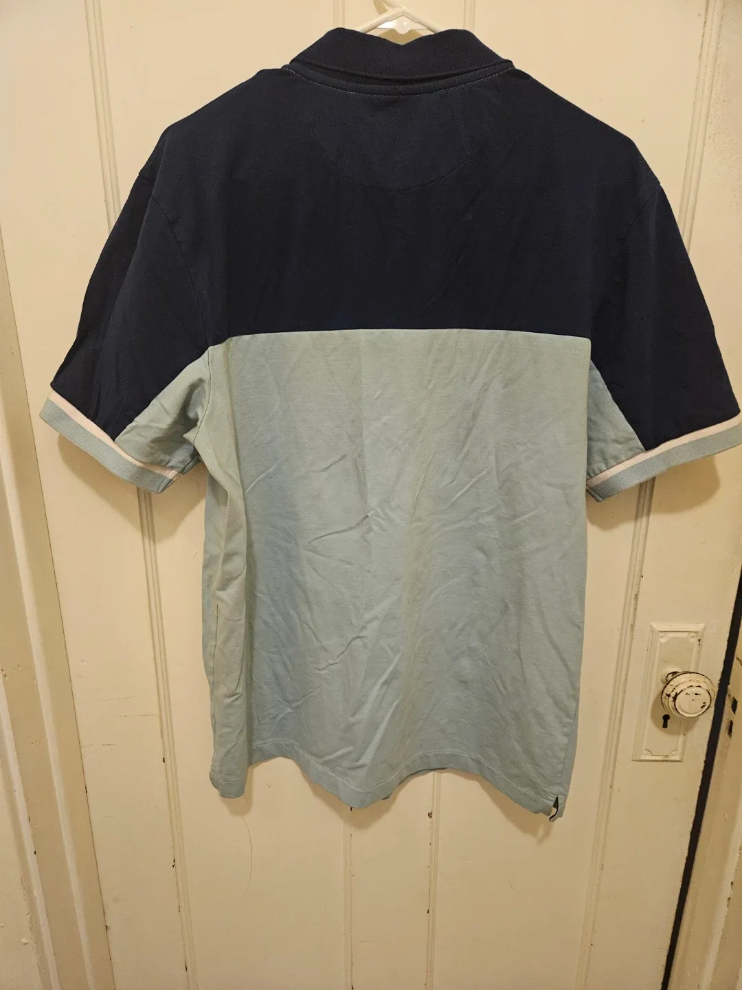 Makobi Men's Colorblock Zip Polo Shirt - Size L - photo 3