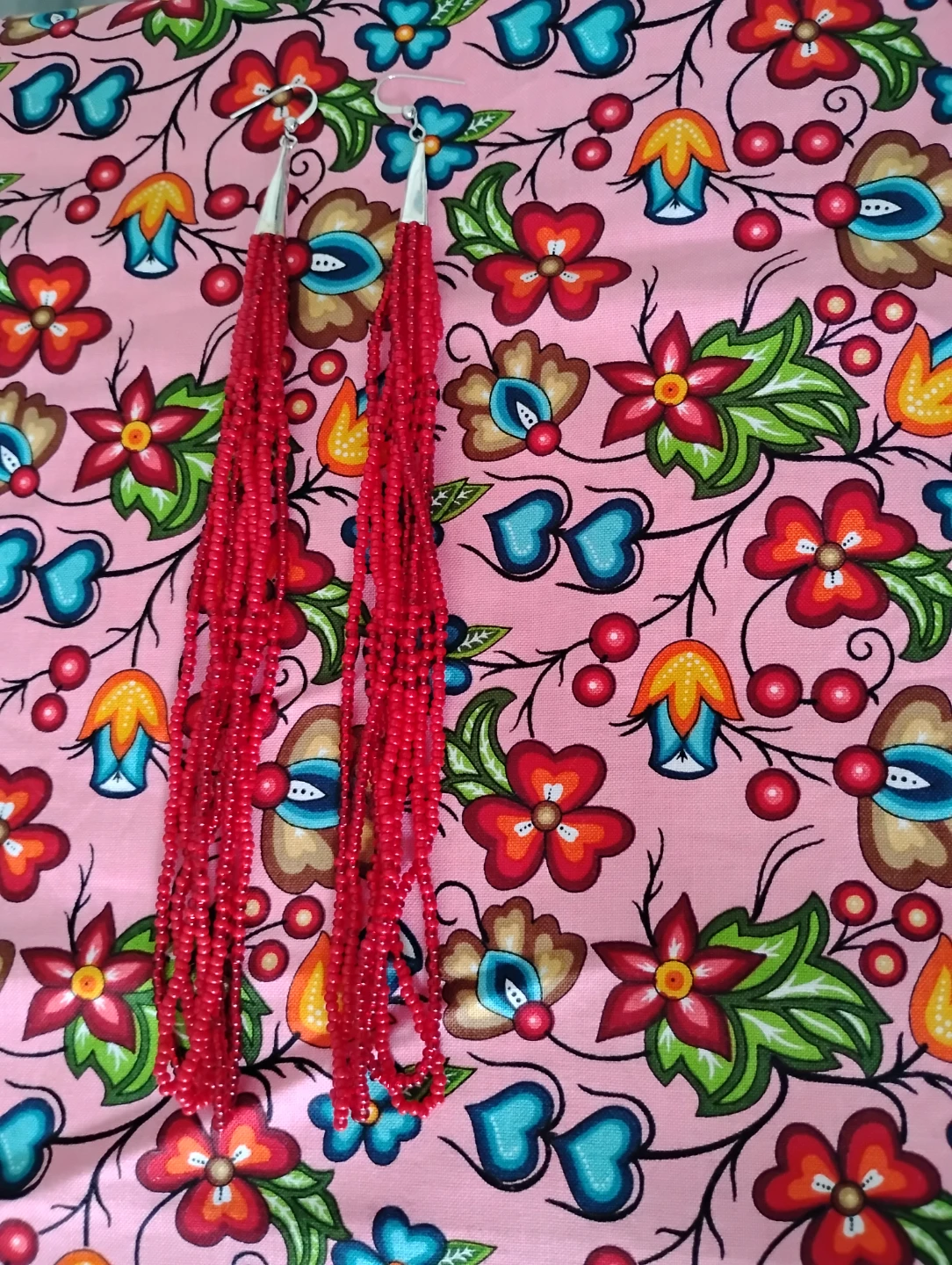 Beaded Indigenous Earrings - photo 5
