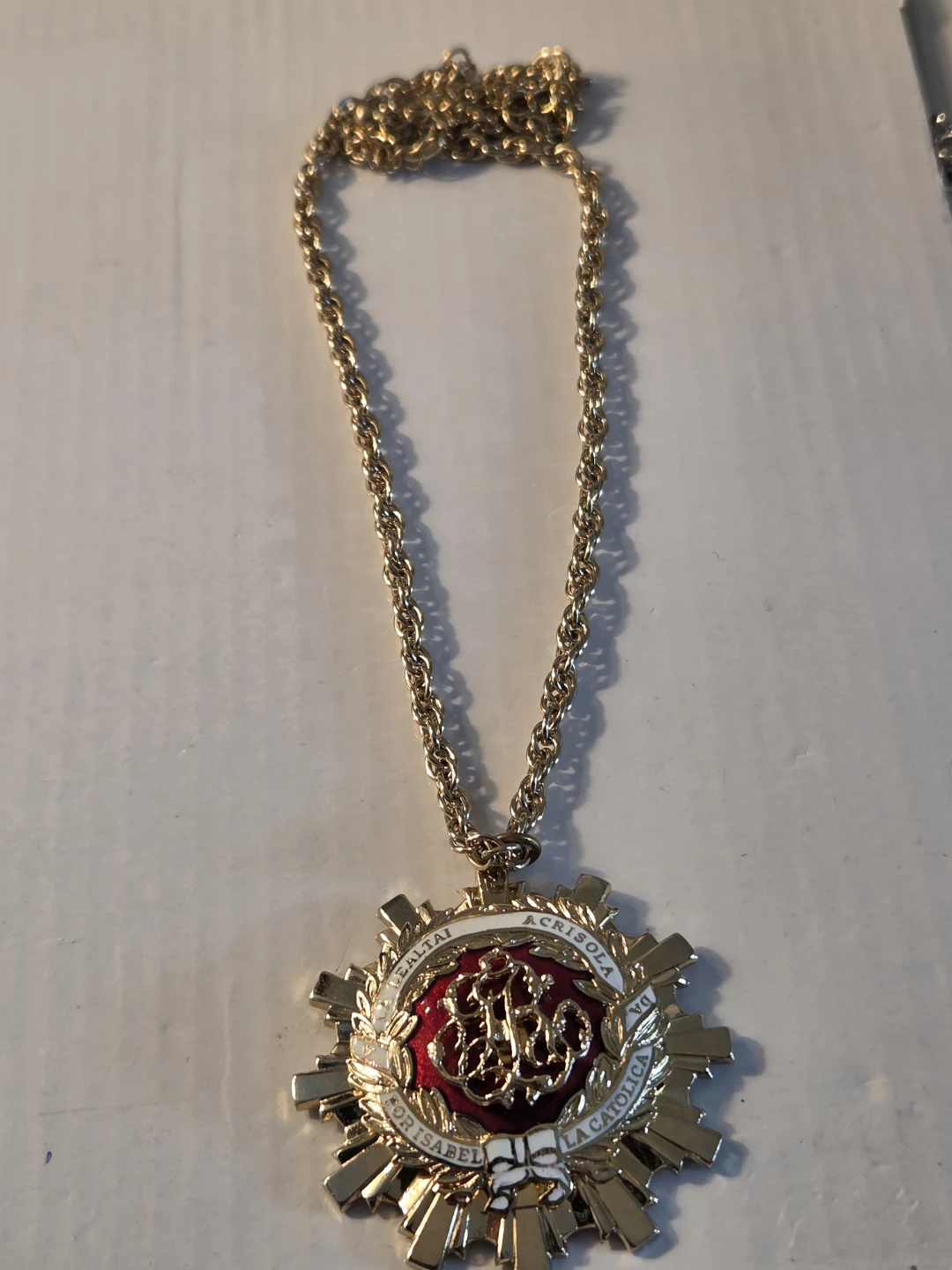 La Catolica Por Isabel Medal Pendant Necklace - photo 2