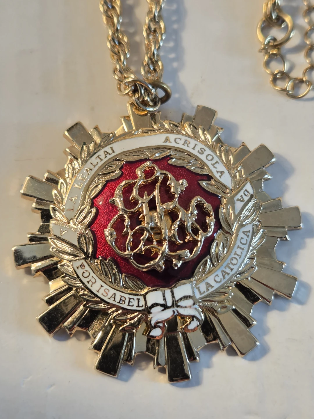 La Catolica Por Isabel Medal Pendant Necklace - photo 3