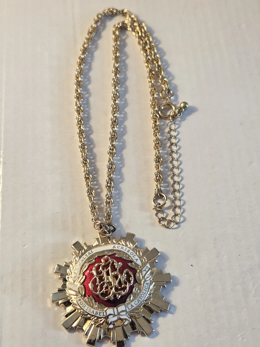 La Catolica Por Isabel Medal Pendant Necklace - photo 4