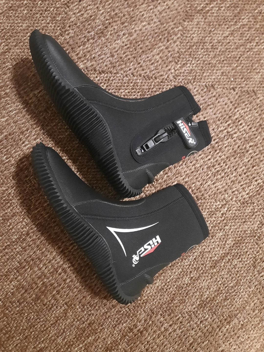 HiSea Neoprene Dive Boots Size 9