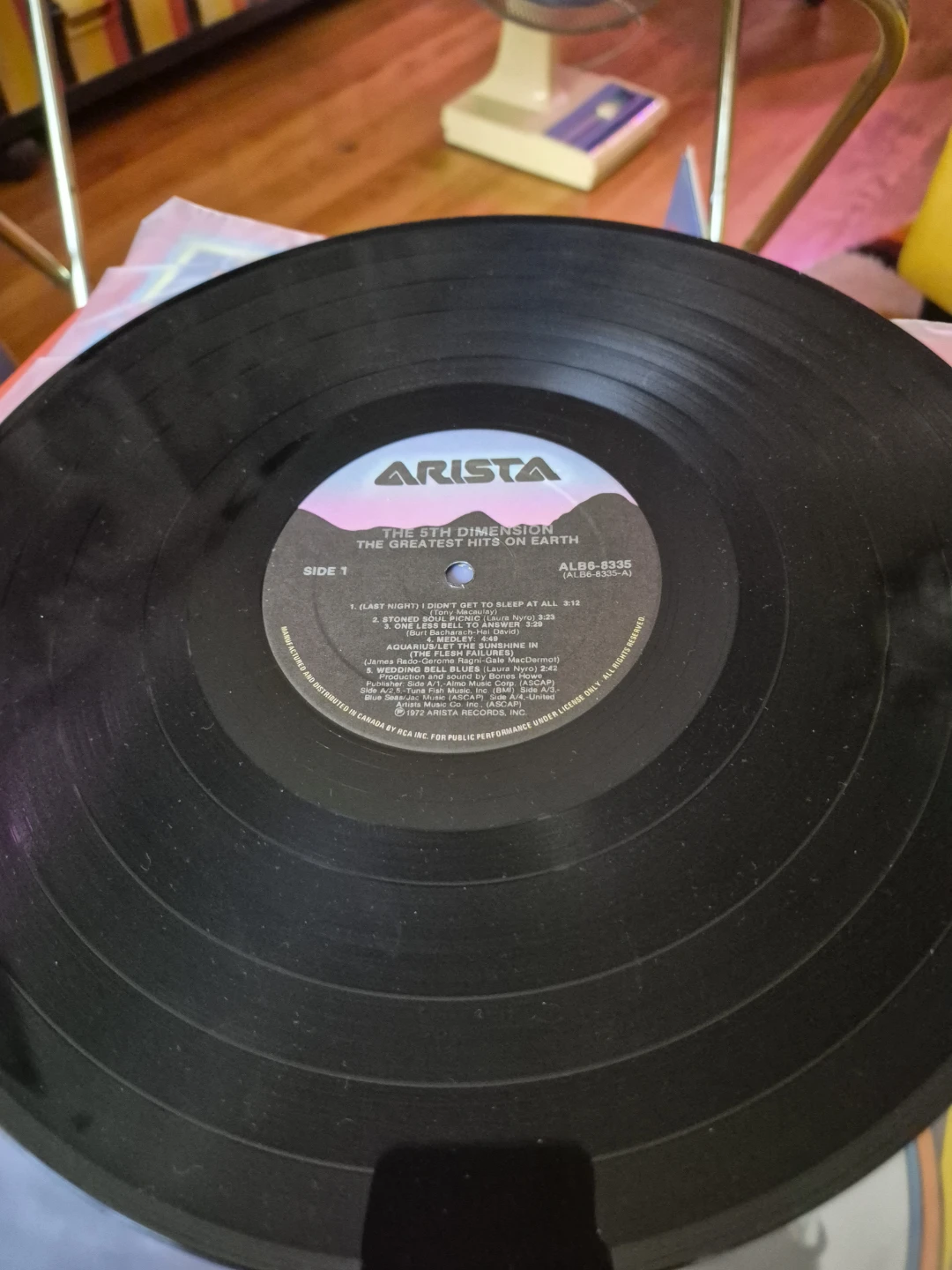 The 5th Dimension Greatest Hits On Earth Vinyl Record - photo 3